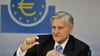 Jean-Claude Trichet, damaliger Präsident der Europäischen Zentralbank (EZB), beantwortet auf einer Pressekonferenz Fragen von Journalisten.