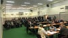 Die kabelsketaler Gemeinderatssitzung fand am Mittwoch in der Schul-Turnhalle Dieskau statt.
