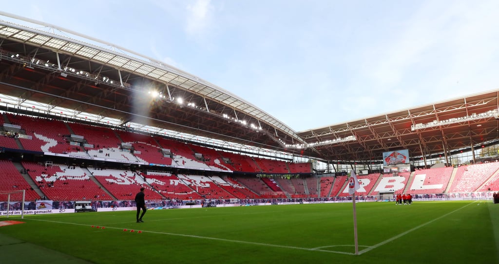 Das Stadion von RB Leipzig.