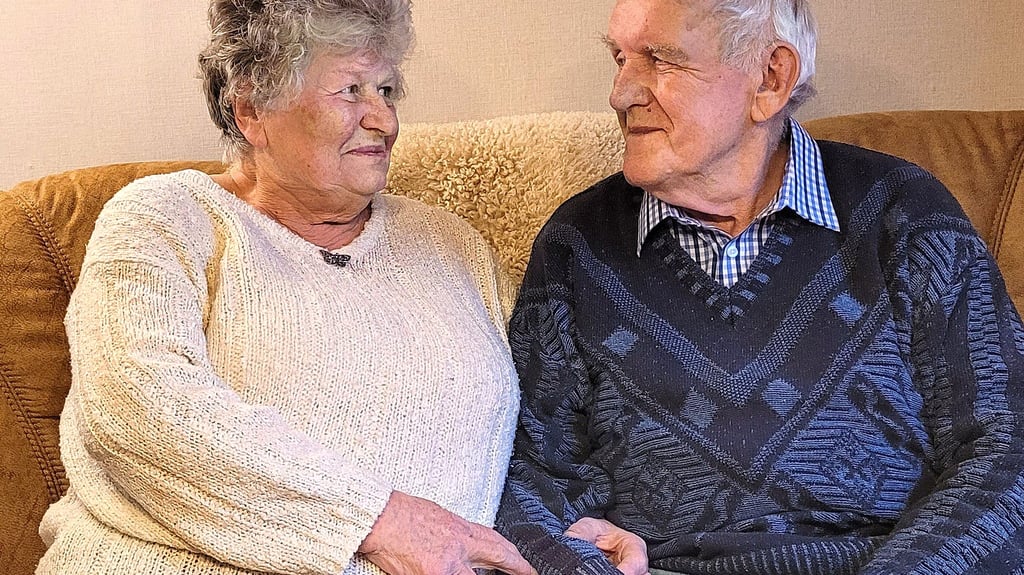 Rosemarie und Günter Schnitzer sind seit 60 Jahren verheiratet und genießen glücklich ihren Ruhestand in ihrem Haus in Leau.
