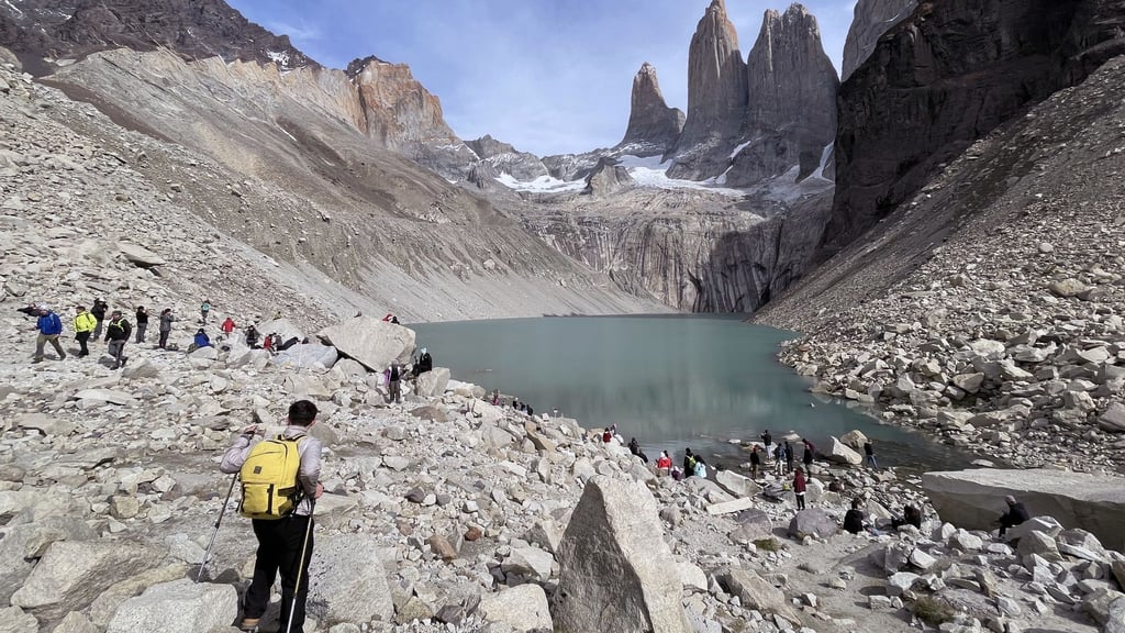 Tummelplatz der Tourengeher: Die drei Granitnadeln Torres del Paine sind die Wahrzeichen des Nationalparks.