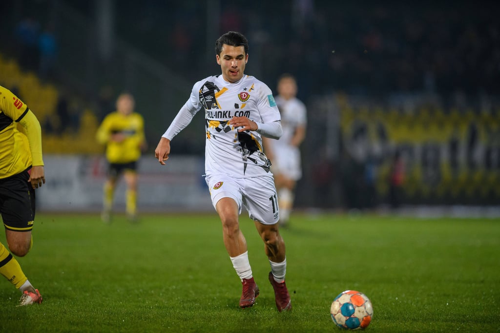 Jan Shcherbakovski war bei Dynamo Dresden nur im Sachsenpokal gefragt.