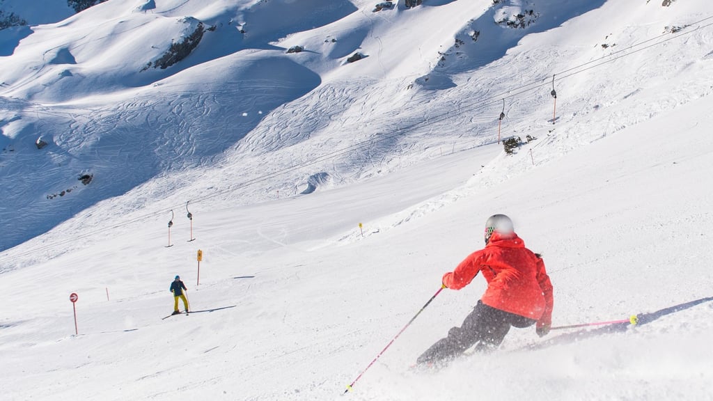 Freie Fahrt: Wer schwanger auf der Piste unterwegs ist, sollte Tage mit weniger Betrieb bevorzugen.