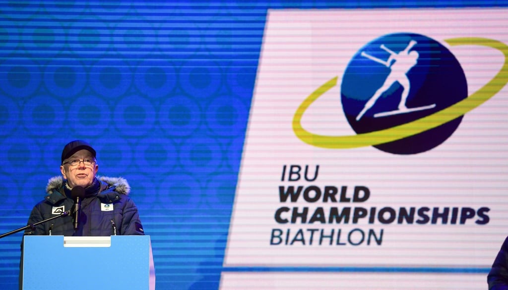 Olle Dahlin, Präsident der Internationalen Biathlon-Union (IBU).
