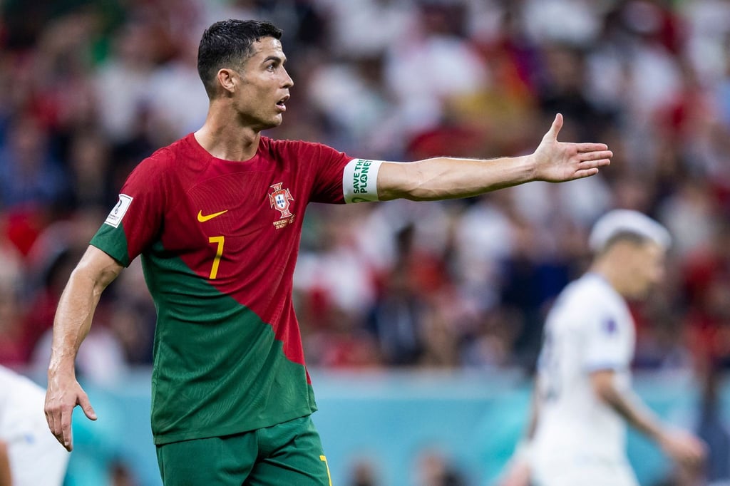 Statt auf dem Platz, trainierte er im Fitnessstudio: Portugals Kapitän Cristiano Ronaldo.