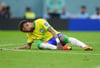 Brasiliens Neymar schafft es noch nicht zurück auf den Trainingsplatz.