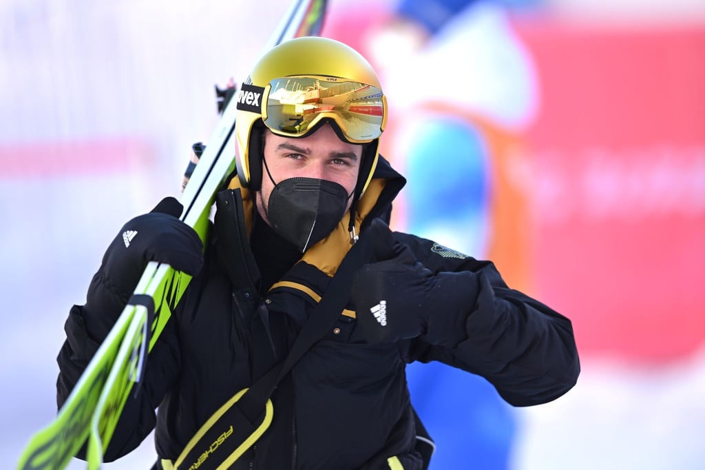 Der nordische Kombinierer Johannes Rydzek während des Trainings.
