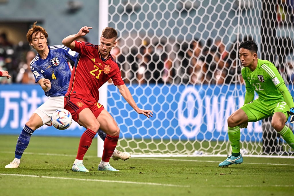 Dani Olmo konnte sich gegen Japan nicht entscheidend durchsetzen.