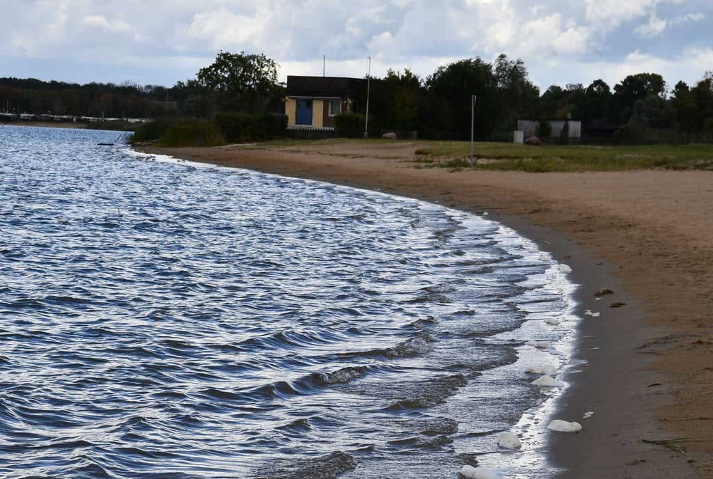 Der Barleber See in Magdeburg verliert Wasser.