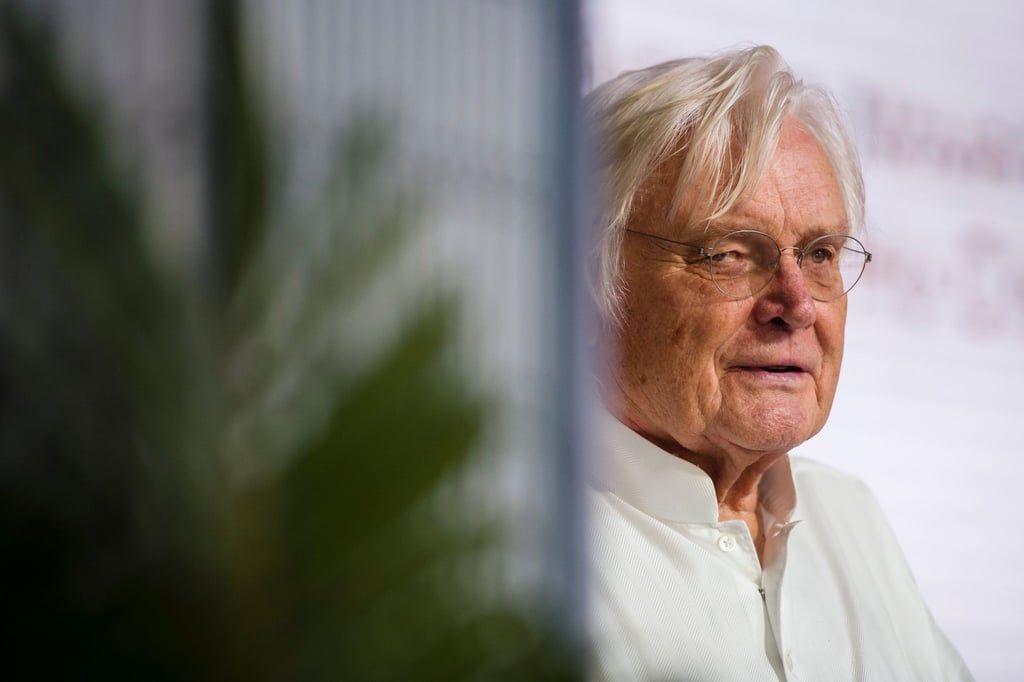 Der deutsche Architekt Meinhard von Gerkan spricht am 01.11.2016 beim Richtfest für das Deutsche Haus in Ho-Chi-Minh-Stadt.