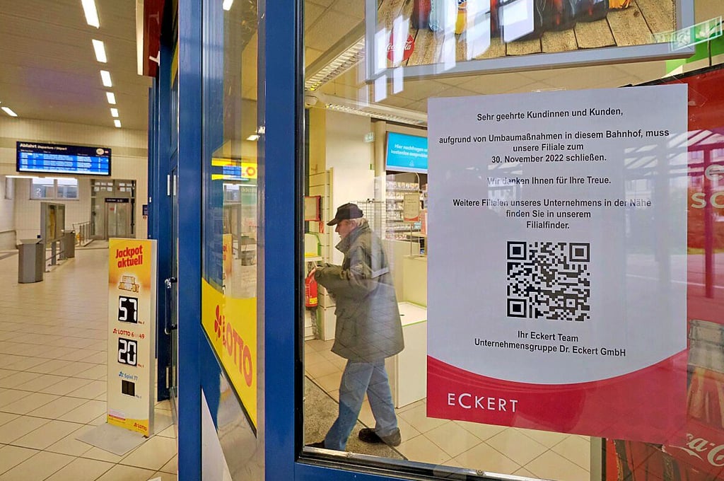 Das Zeitungsgeschäft im Bitterfelder Bahnhof ist seit dem 1. Dezember geschlossen. Einen Ersatzstandort gibt es nicht.