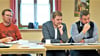 Toni Winkelmann (MItte) mit Mitgliedern des Barnebecker Ortschaftsrates während einer Sitzung. 