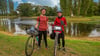 Fahrradfahrer im Wörlitzer Park