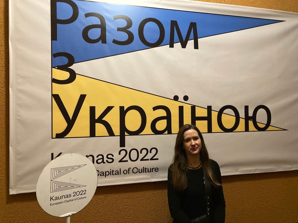 Die CulturEUkraine-Projektverantwortliche Monika Inceryte vom Organsiationsteam von Kaunas 2022.
