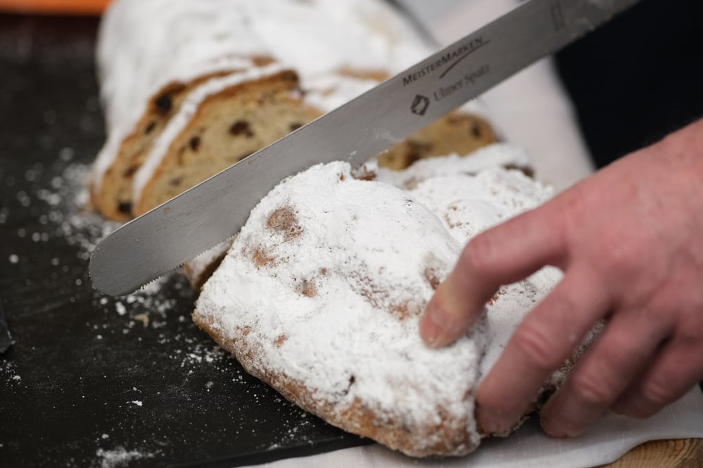 In Merseburg findet wieder der traditionelle Stollenanschnitt statt.