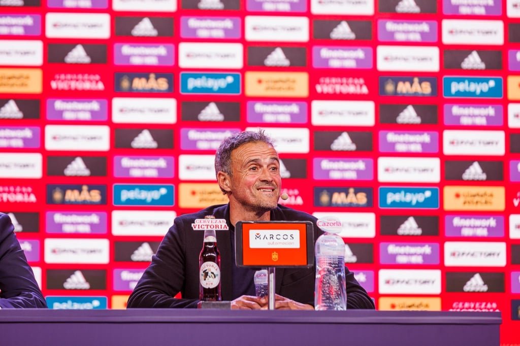 Luis Enrique, Trainer der spanischen Nationalmannschaft.