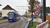 Die Pechauer Straße in Magdeburg wird voll gesperrt. Die Straßenbahnen der Linie 4 können deshalb nicht nach Cracau fahren.
