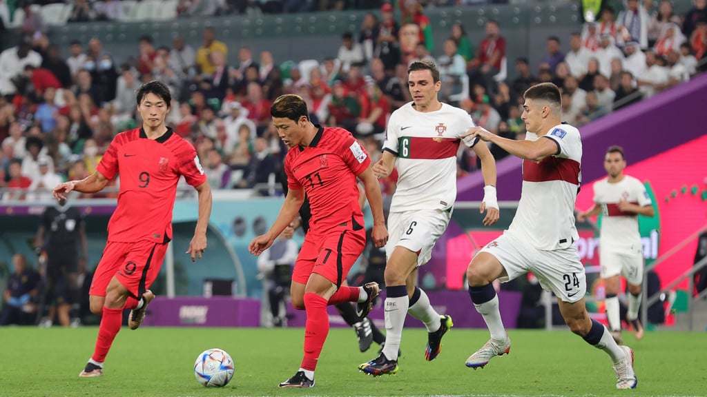 Hee-chan Hwang traf für Südkorea.