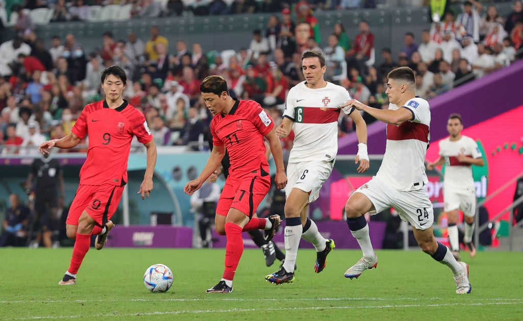 Hee-chan Hwang traf für Südkorea.