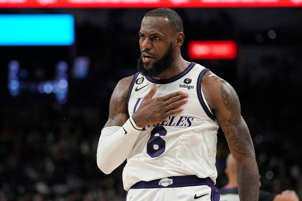 Überragend im Spiel gegen die San Antonio Spurs: Lebron James von den Los Angeles Lakers.