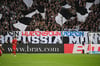 Gladbacher Fans nennen RB Leipzig einen "Hurensohnverein".