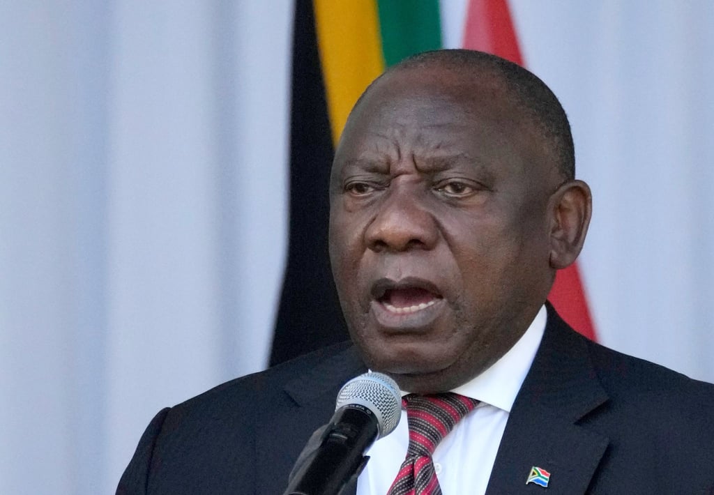 Südafrikas Präsident Cyril Ramaphosa steht unter Druck.