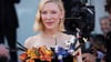 Cate Blanchett, Schauspielerin aus den USA, steht auf dem roten Teppich, als sie im September zur Premiere des Films „Tàr“ während der 79. Filmfestspiele in Venedig kommt.