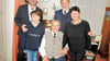 Fritz Hieckmann aus Blankenburg feiert seinen 102. Geburtstag mit Sohn Klaus, Enkel Haiko (hinten von rechts), Schwiegertochter Karin und Urenkel Karl.