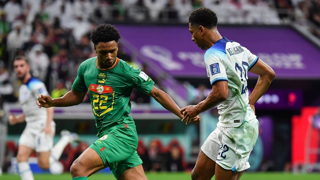 Abdou Diallo schied mit dem Senegal gegen England aus.