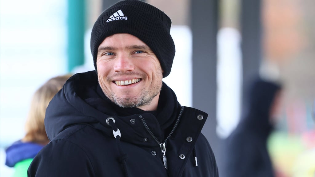 Robert Klauß hier beim Besuch bei RB Leipzig.