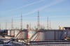 Tanks von Transneft im Ölterminal von Ust-Luga. Das staatliche russische Unternehmen betreibt die Erdöl-Pipelines des Landes.