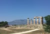 Apollo-Tempel in Korinth. In der griechischen Stadt hat dem Mythos von Euripides zufolge Medea als Rache an Jason ihre beiden gemeinsamen Kinder getötet.