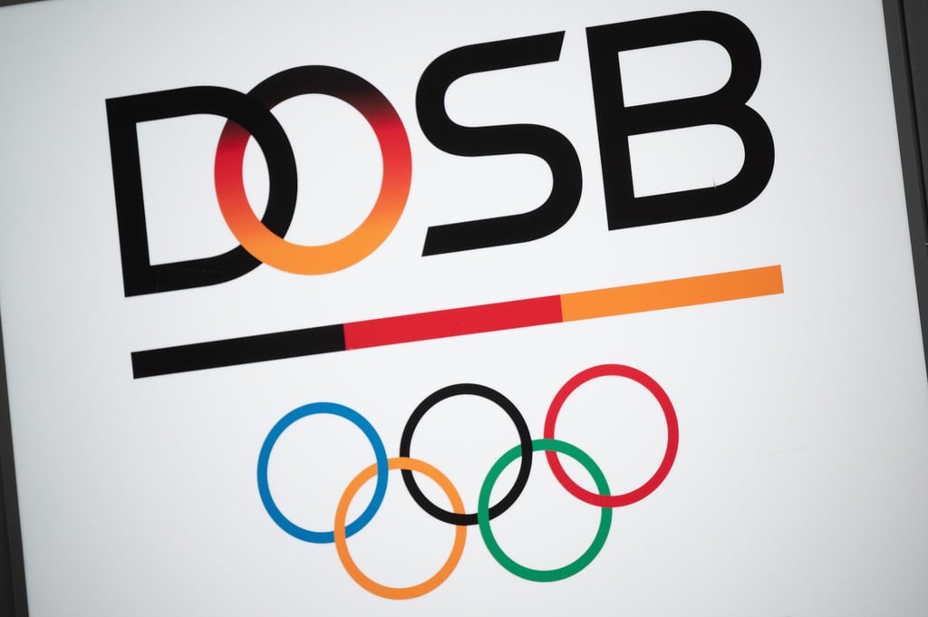Das Logo des Deutschen Olympischen Sportbundes (DOSB).