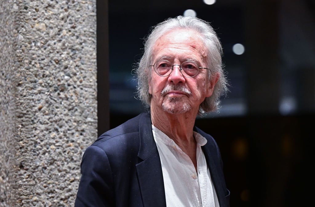 Der Literaturnobelpreisträger Peter Handke, aufgenommen bei einer Lesung im Deutschen Literaturarchiv in Marbach. Am 6. Dezember wird er 80.