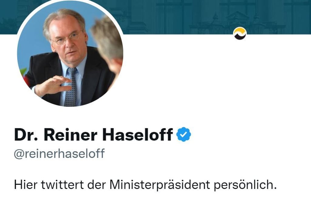 Viel Politik,aber gern auch mal Raumfahrt: Diesen Twitter-Kanal füllt Reiner Haseloff privat.
