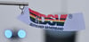 Das Logo des Deutschen Skiverbands DSV auf einer Windfahne.