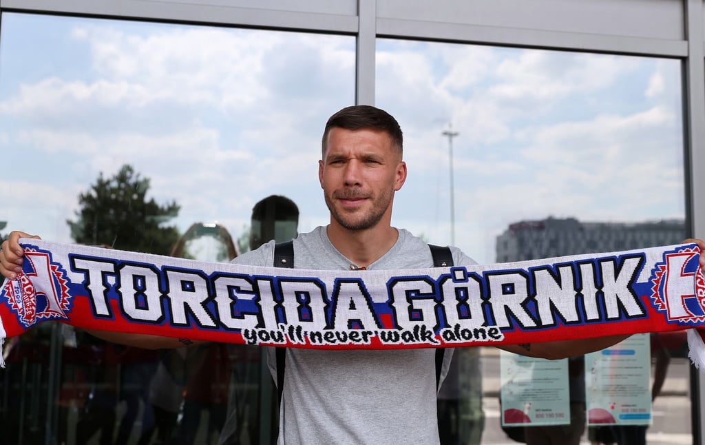 Lukas Podolski steht beim polnischen Club Gornik Zabrze unter Vertrag.