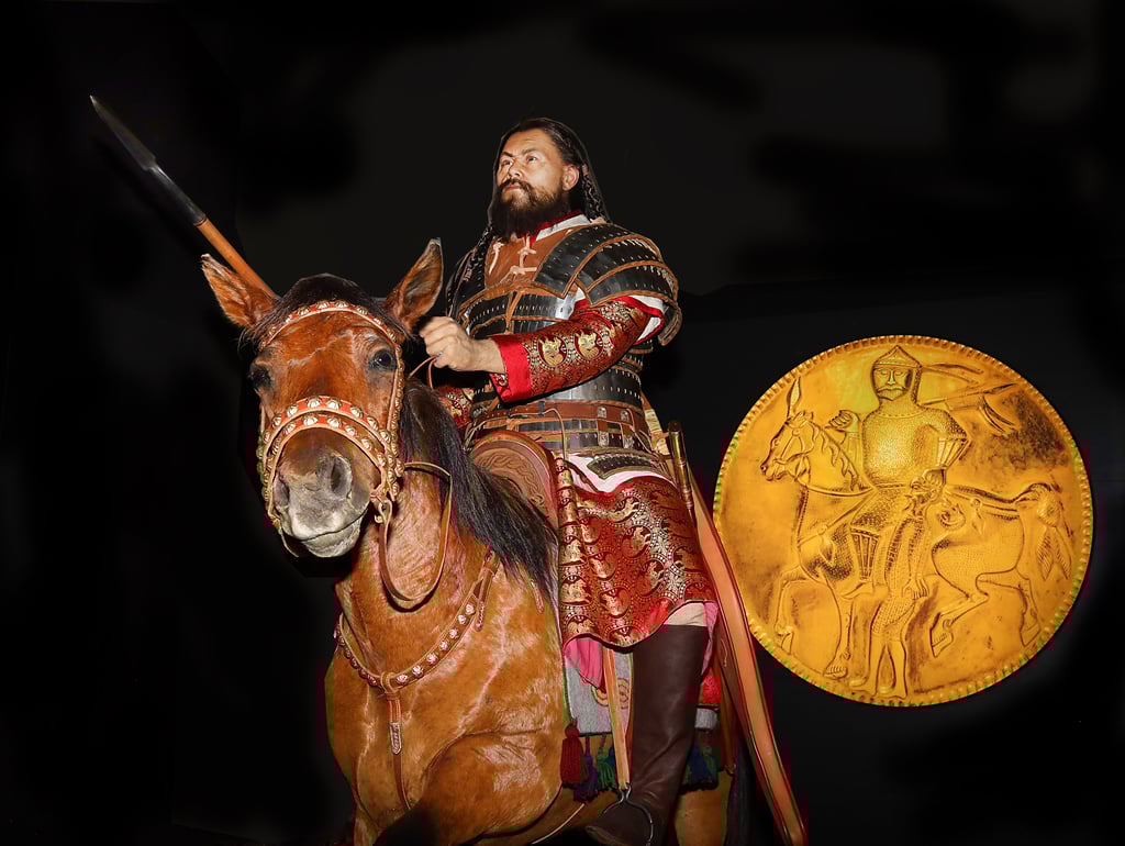 Zum ersten Mal außerhalb von Ungarn zu sehen: Die Reiterstatue eines awarischen Kriegers des 7. Jahrhunderts.