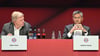 Bayern-Führungsduo: Vorstandsboss Oliver Kahn, (l) und Vereinspräsident Herbert Hainer.