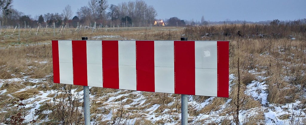 Bisheriges Ende der Ostumfahrung im Norden Wittenbergs. Die Aufnahme entstand vor fast zehn Jahren.