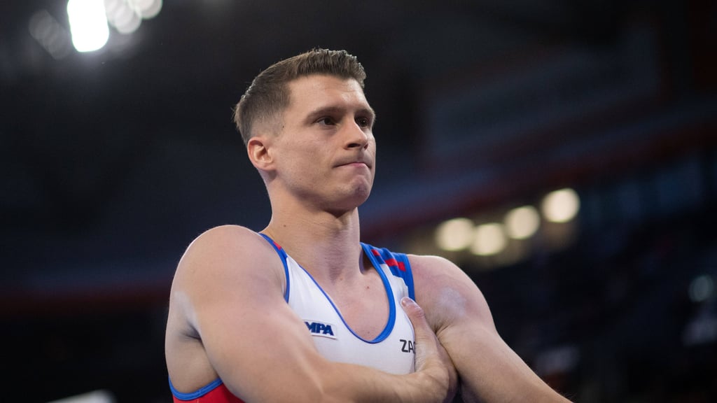 Lukas Dauser hatte sich beim Finale der Deutschen Turnliga für den TuS Vinnhorst verletzt.