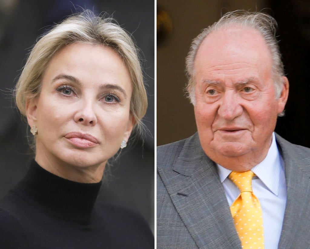 Die dänisch-deutsche Geschäftsfrau Corinna Larsen, die sich selbst als Corinna zu Sayn-Wittgenstein bezeichnet und Juan Carlos, ehemaliger König von Spanien.