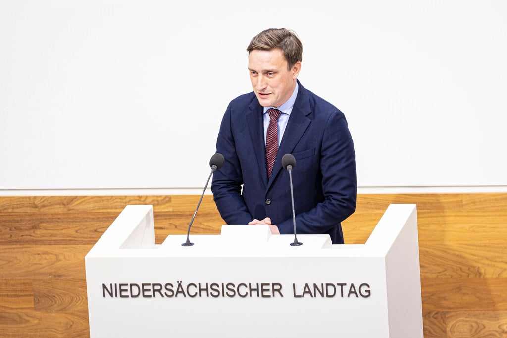 Sebastian Lechner, Fraktionsvorsitzender der CDU im Landtag von Niedersachsen.