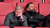 &nbsp;Jede Menge Sorgen bei Bayerns Chefs Oliver Kahn (l.) und Hasan Salihamidzic vor der Partie gegen RB Leipzig