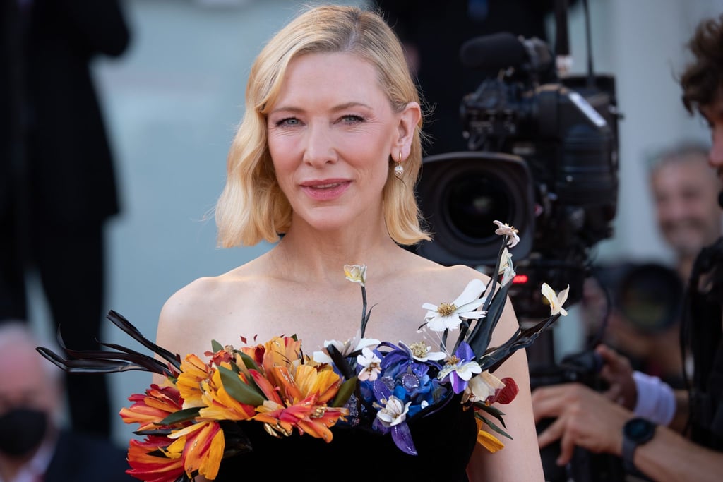 Cate Blanchett, Schauspielerin aus den USA, steht auf dem roten Teppich, als sie im September zur Premiere des Films „Tàr“ während der 79. Filmfestspiele in Venedig kommt.
