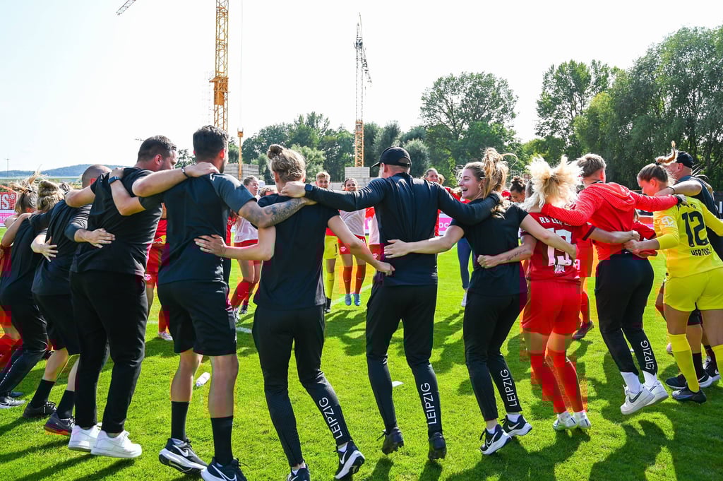 Jubelt die U20 der Frauen von RB auch mal so wie die erste Mannschaft? (Symbolbild)