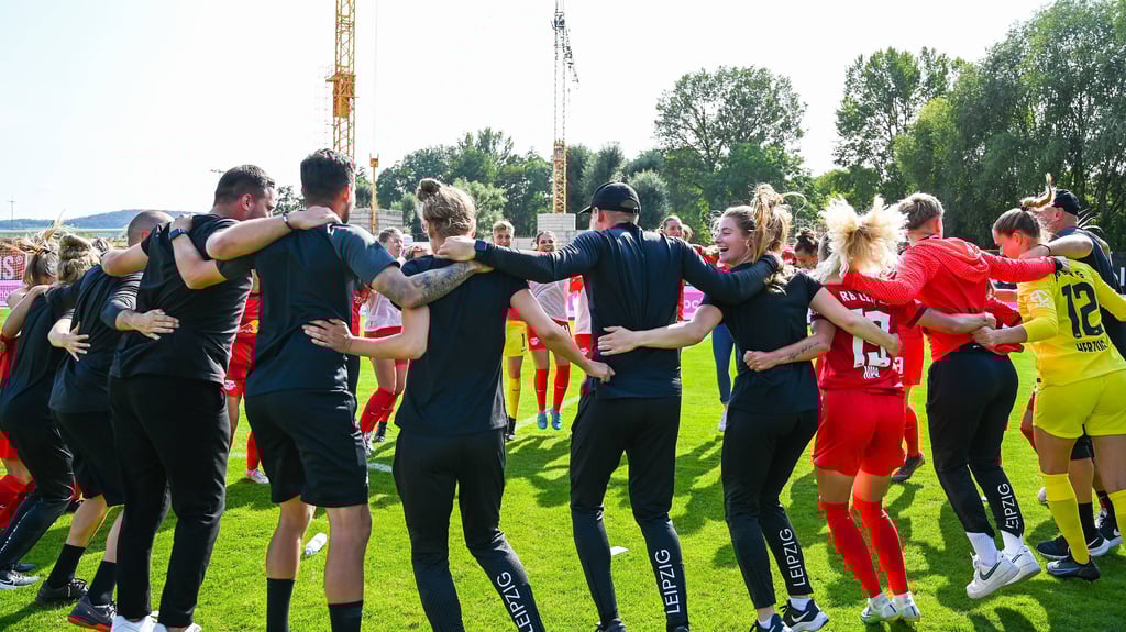 Jubelt die U20 der Frauen von RB auch mal so wie die erste Mannschaft? (Symbolbild)