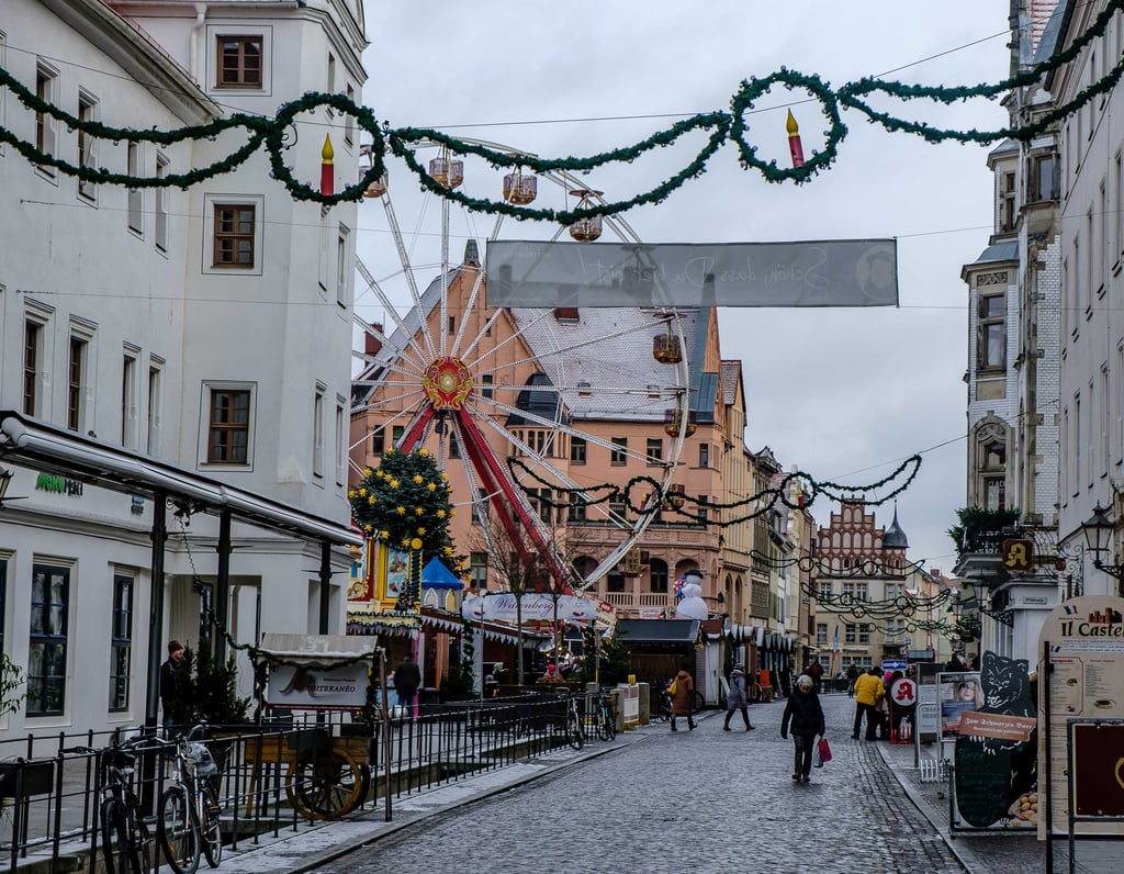 Wittenberger Innenstadt im Advent