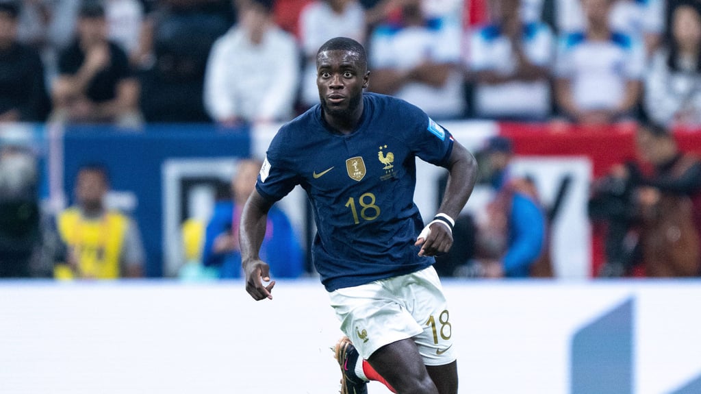 Dayot Upamecano wird womöglich gegen Marokko nur zuschauen können.