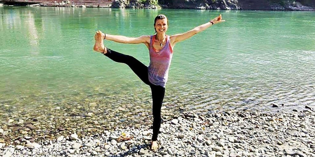 Viktoria Anspach lernte 2016 in einem Ashram am Ufer des Ganges in Indien, dass Yoga mehr ist als Sport.